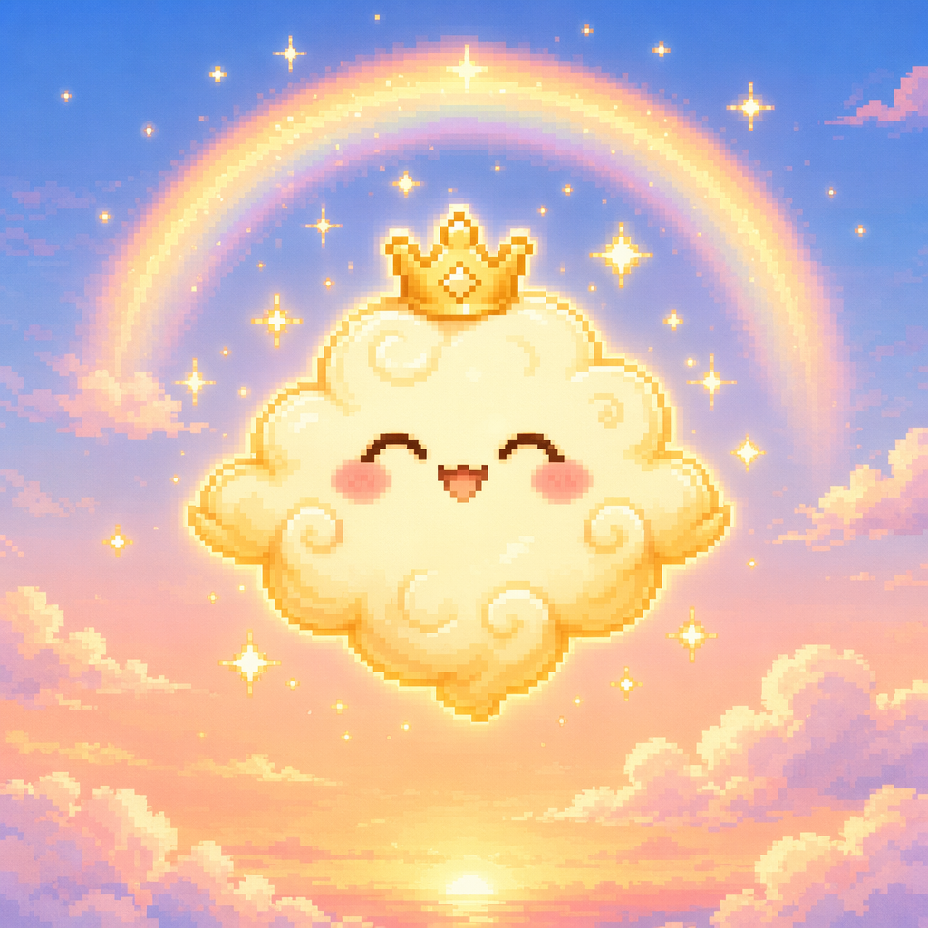 Breezy healed cloud companion artwork